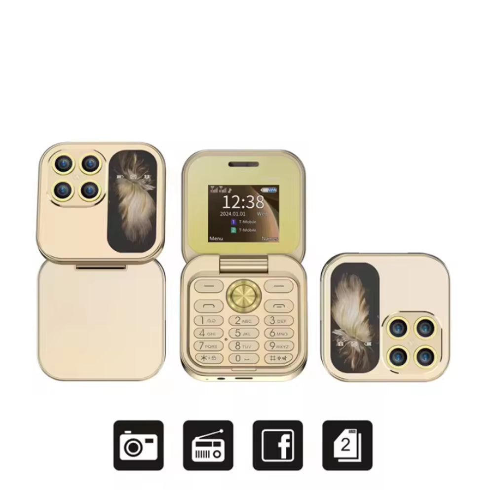 Folding Screen Dual Card Standby 2G Mobile Phone