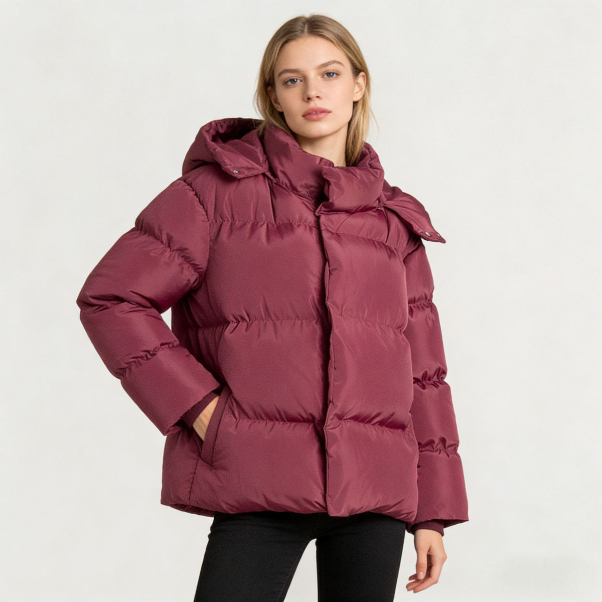 Men's Hooded Loose-Fit Cotton Jacket