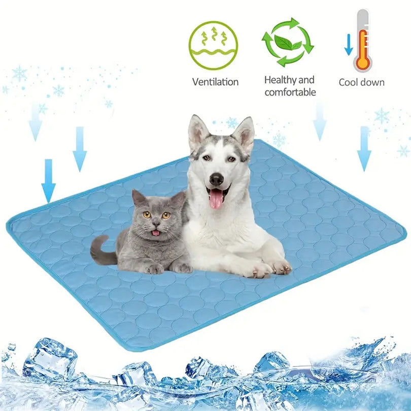 Dog Cooling Mat Summer Pets Cold Bed Extra Large For Small Big
