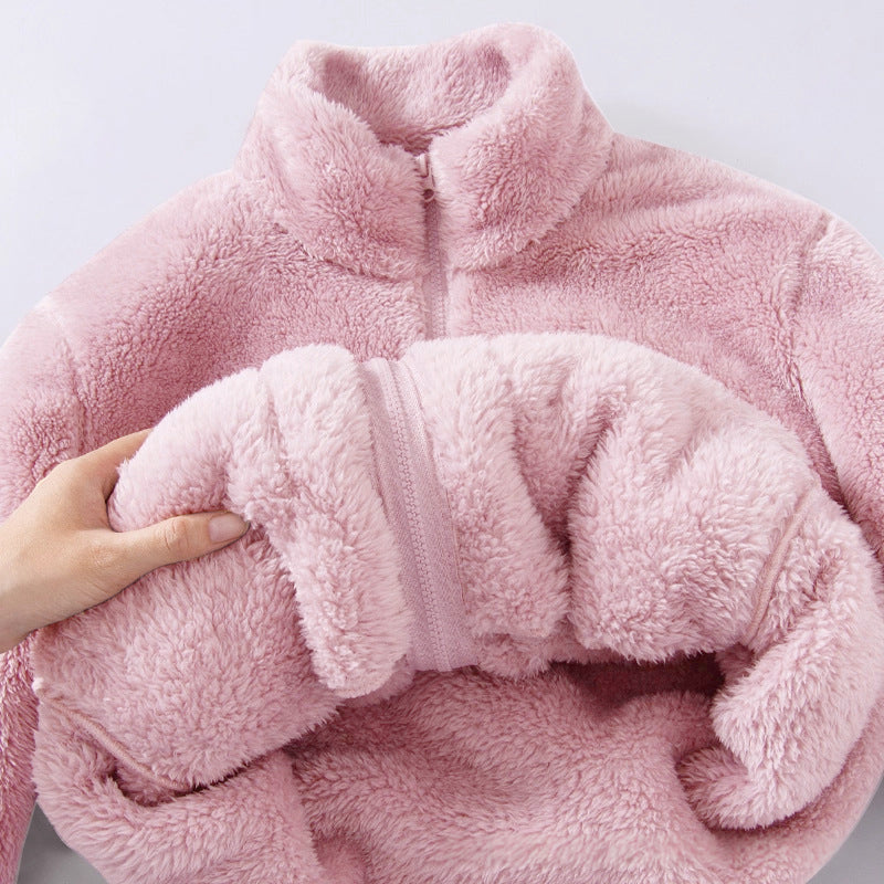 Women's Fleece-Lined Zip-Up Softshell Jacket