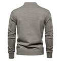 Men's Business Casual Knit Cardigan Sweater - Solid Color