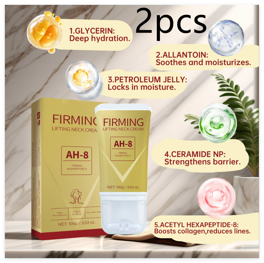 Neck Firming Roller Cream Lifts Dilutes Lines Deeply Nourishes