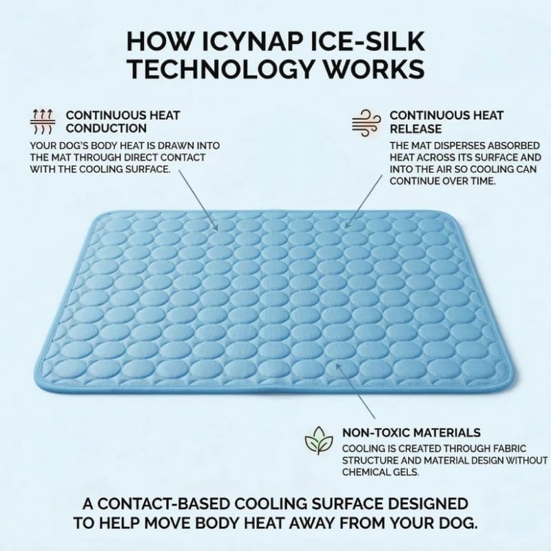 Pet Ice Silk Pad Summer Cooling For Sofa, Breathable