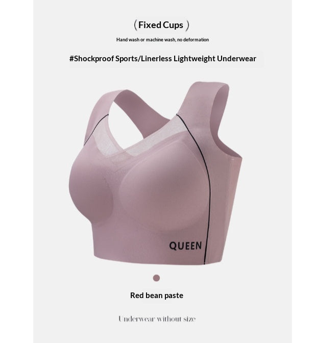 Seamless Wireless High-Support Sports Bra