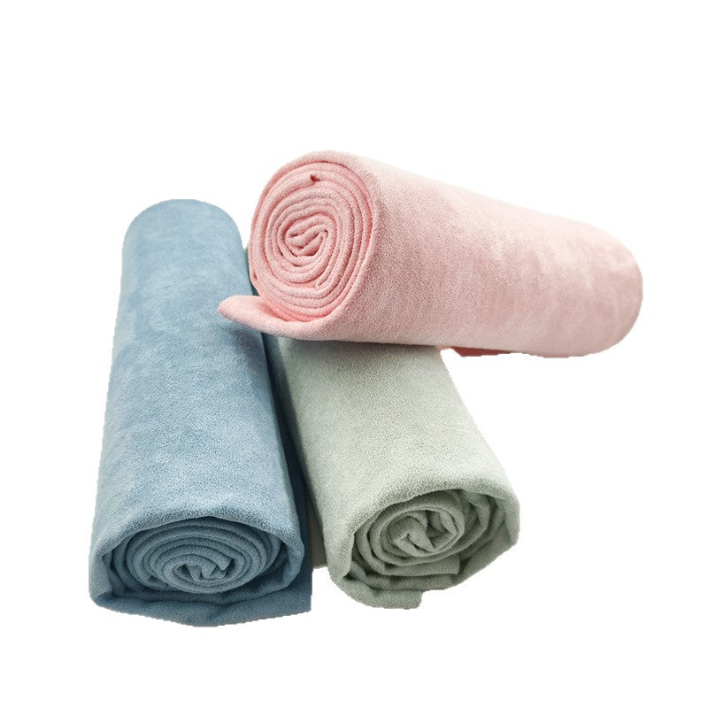 Non-Slip Yoga Mat Towel — Silicone-Backed, Sweat Absorbent