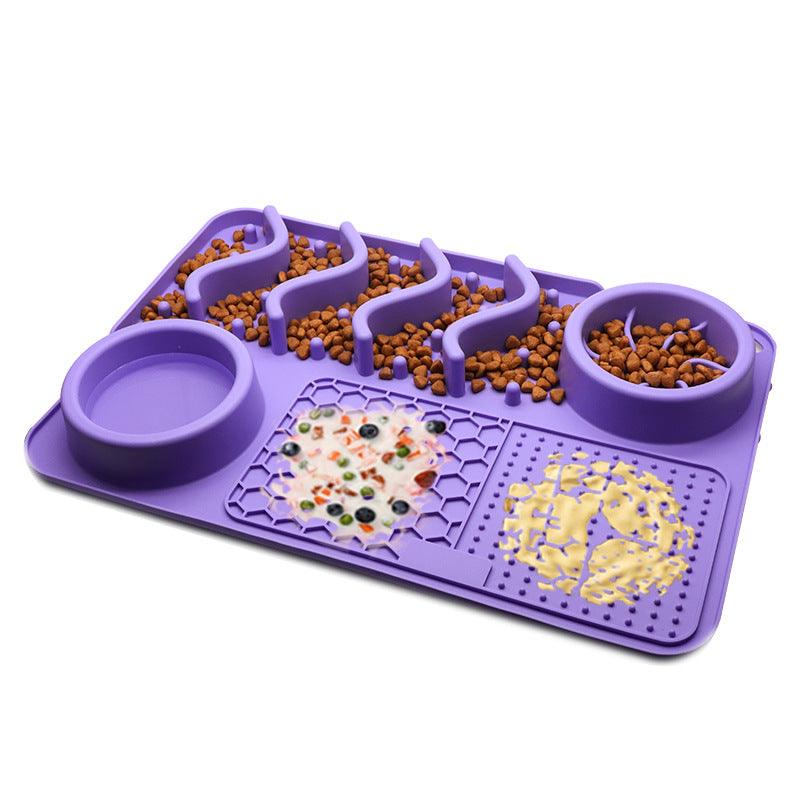 Dog Silicone Licking Pad Pet Mat Smelling Multifunctional Food