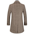 Men's Houndstooth Wool-Blend Overcoat