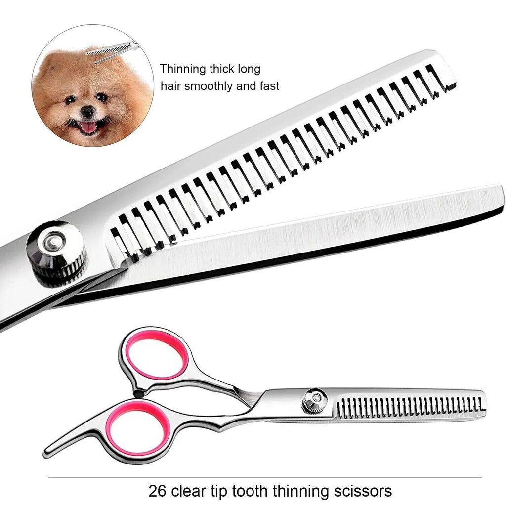 Professional Pet Grooming Scissors Kit