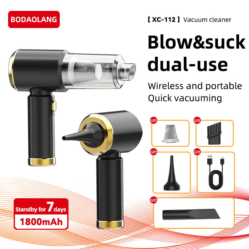 Cordless Handheld Car Vacuum – 3000Pa Suction