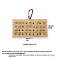 Parrot Toys Training Decompression Hanging Solid Wood Keyboard