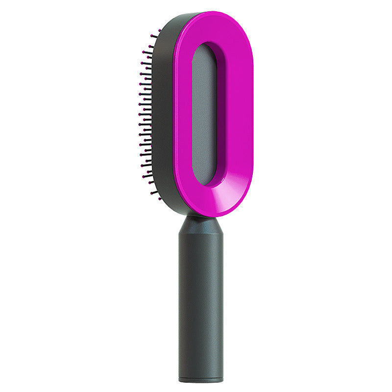 Self Cleaning Hair Brush For Women One-key Loss Airbag Massage