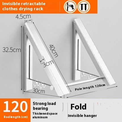 Non Perforated Space Aluminum Foldable Invisible Thick Drying