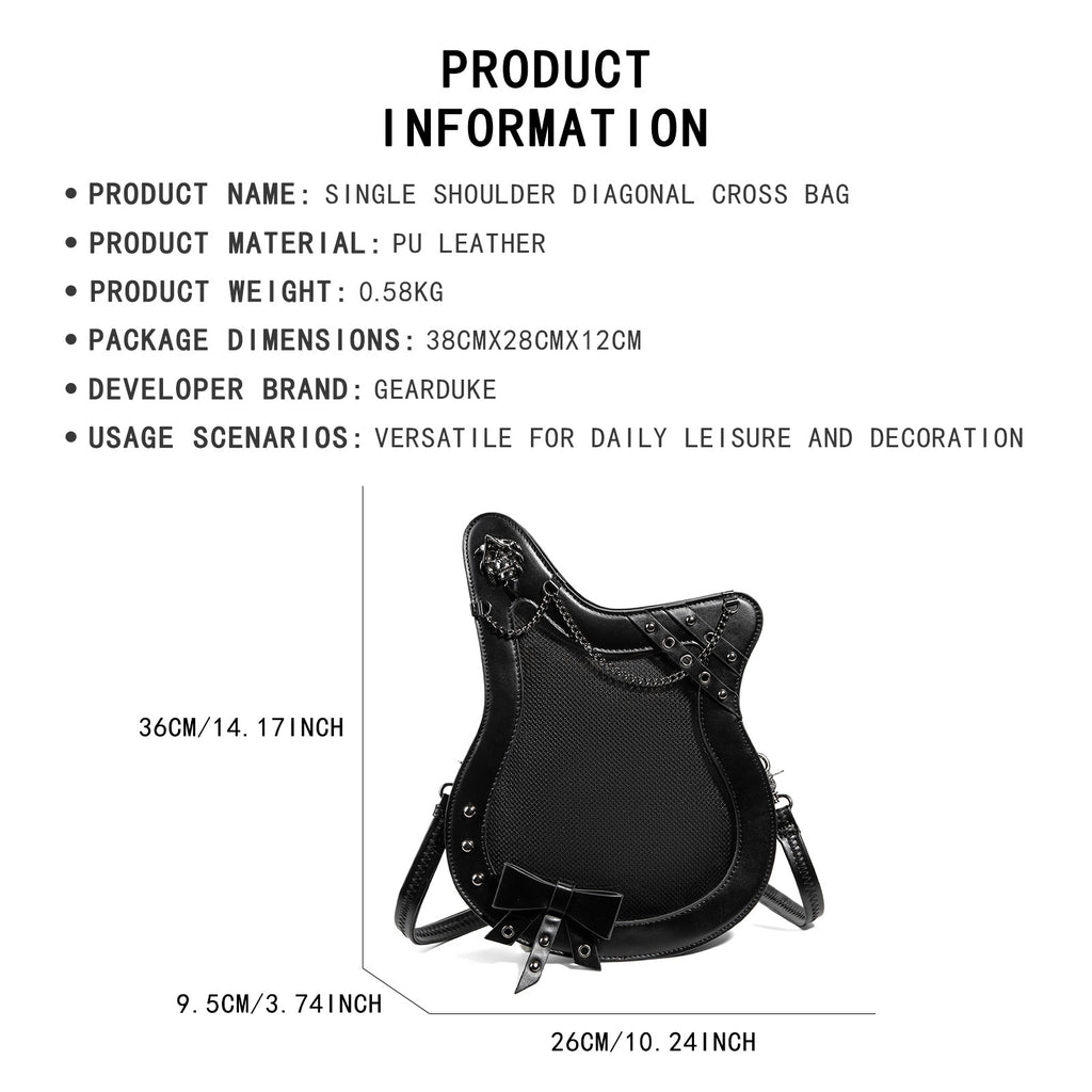 Women's Large Transparent Crossbody Bag