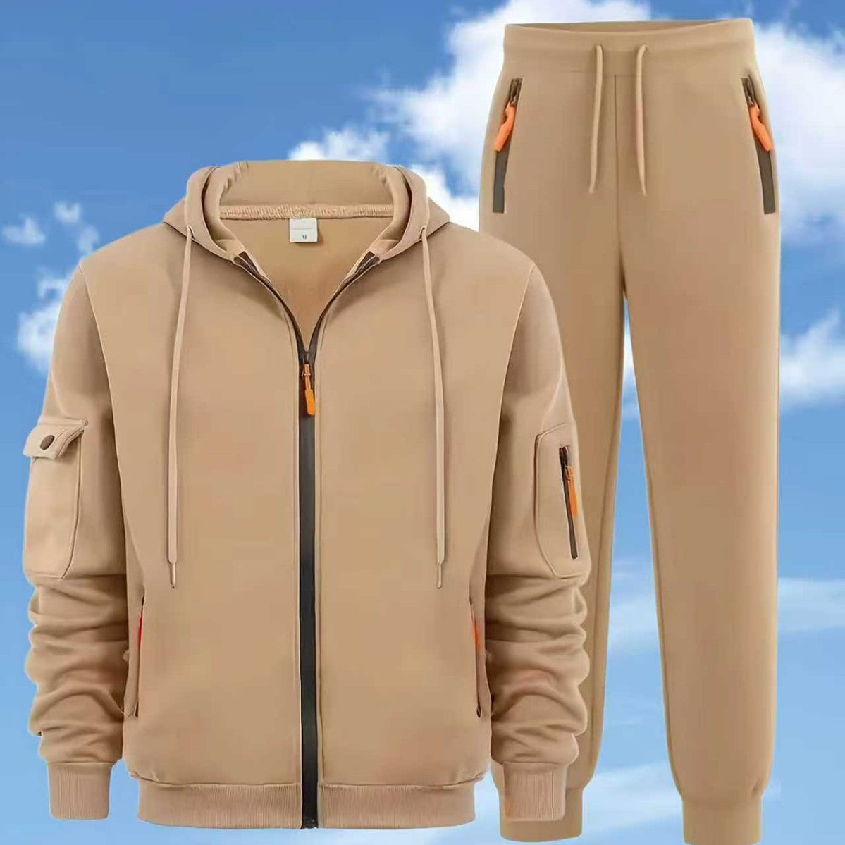 Men's Zip Hoodie & Jogger Tracksuit Set