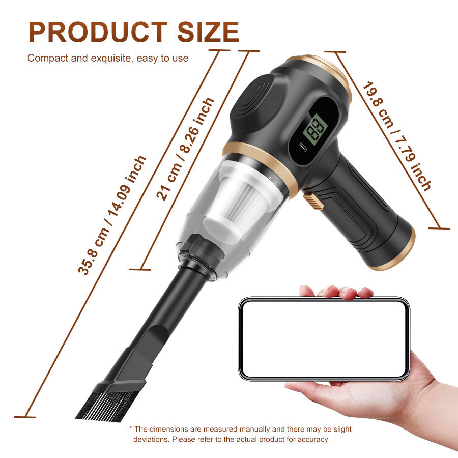Cordless Portable Car Vacuum with Blower