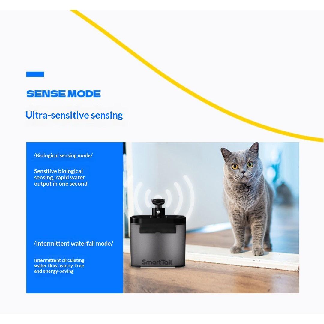 Motion Sensor Cordless Pet Water Fountain
