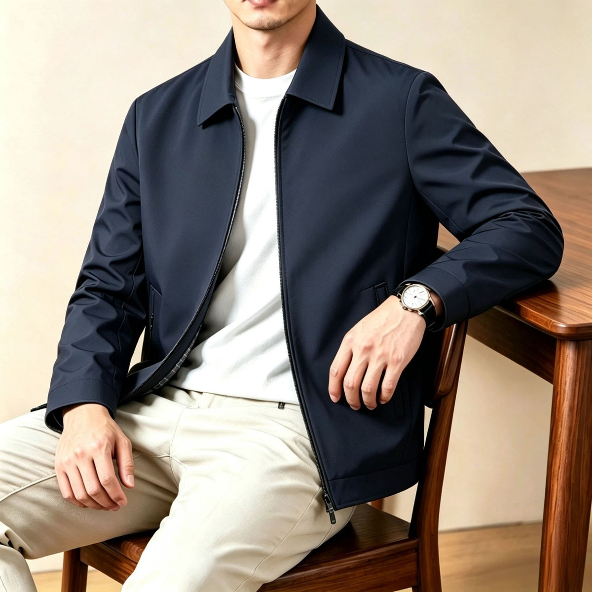 Men's Casual Lapel-Collar Jacket