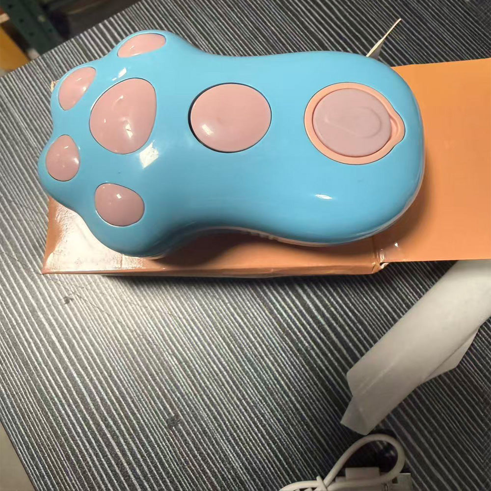 Paw-Shaped Steam Grooming Brush for Cats & Dogs