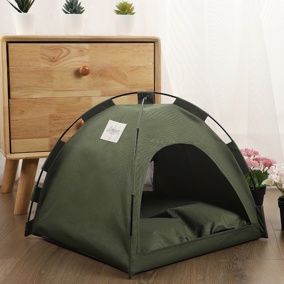 Cat Tent Cooling Mat Dog House Pet Sofa Camping Bed
