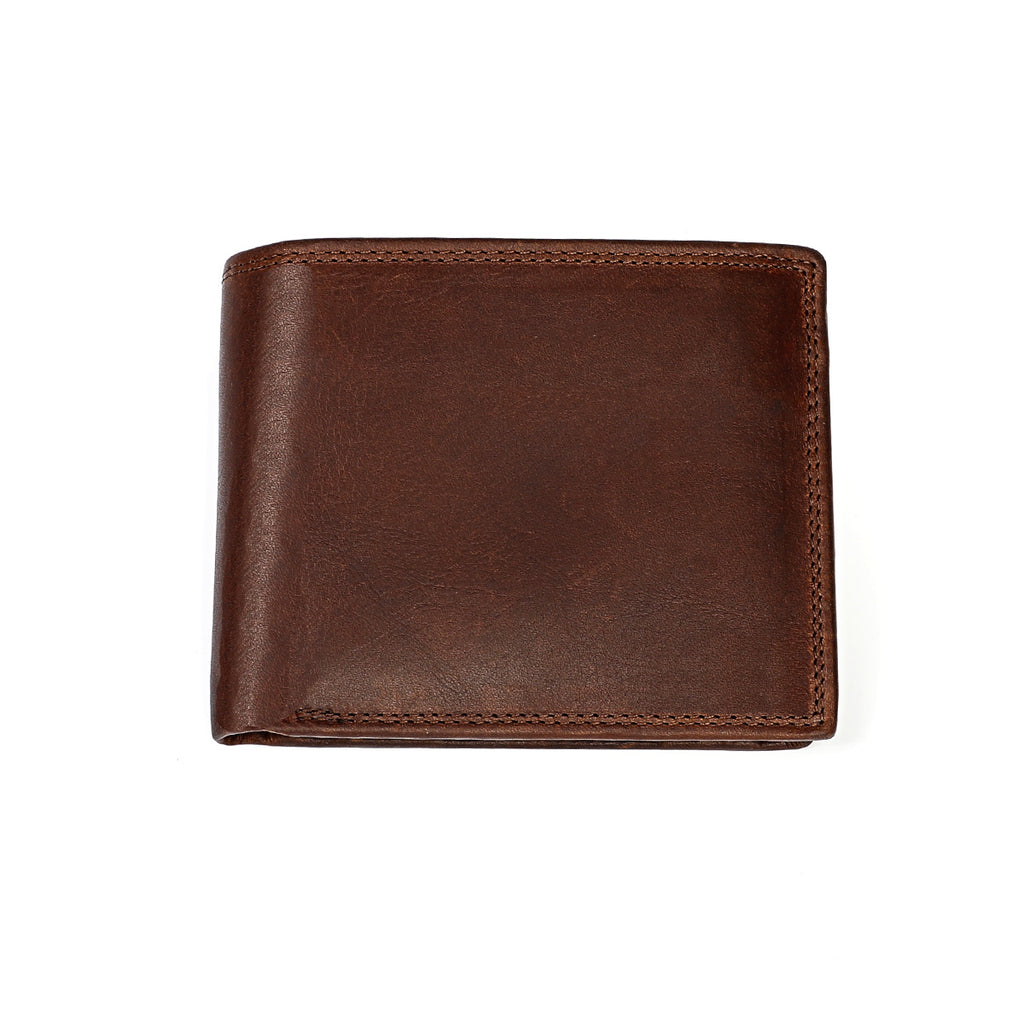 Men's Genuine Cowhide RFID Blocking Wallet