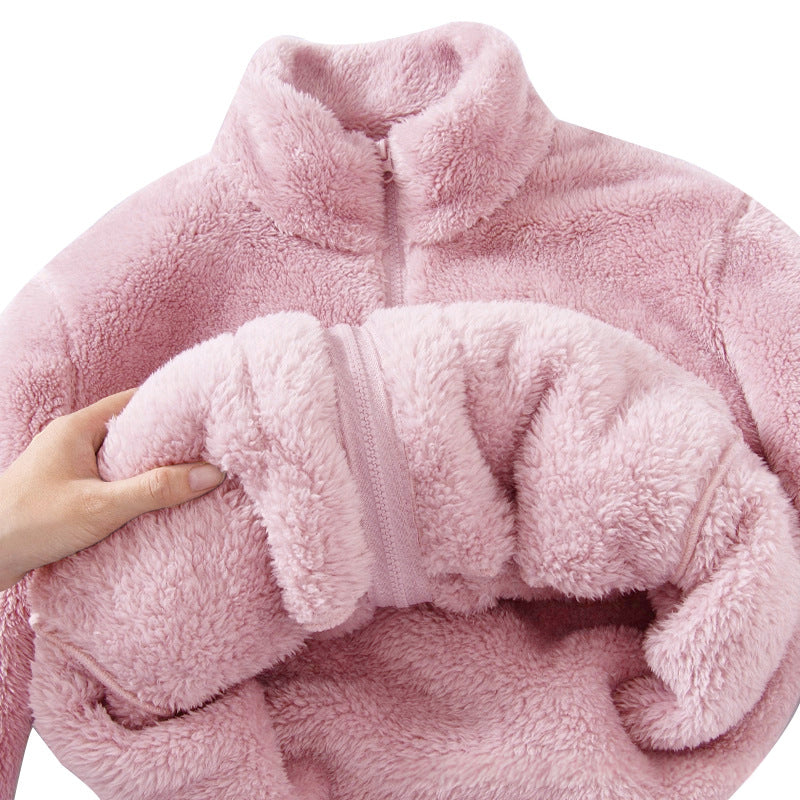 Women's Fleece-Lined Zip-Up Softshell Jacket